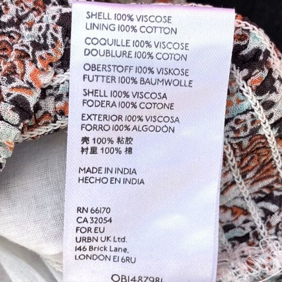 NWT Anthropologie Womens Floral Print Ruffle Blouse. Size XS. - Picture 10 of 11